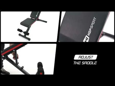 youtube video 2 Скамья тренировочная Hop-Sport HS-2030HB