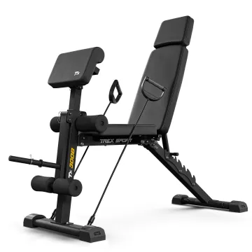 Тренировочная скамья с эспандерами Trex Sport TX-300B с партой Скотта