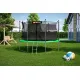 Image 3 for Батут Hop-Sport 12ft (366см) зелений із внутрішньою сіткою