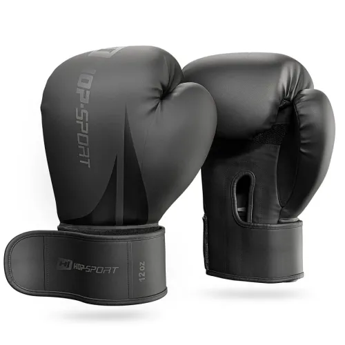 Боксерські рукавиці Hop-Sport HS-BG12 12oz чорні