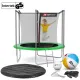 Image 2 for Батут Hop-Sport 8ft (244см) зелений з внутрішньою сіткою