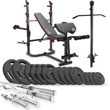 Набор Hop-Sport Strong 76кг со скамьей HS-1065