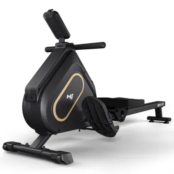 Гребной тренажер Hop-Sport HS-085R Bazel магнитный черно-золотистый