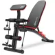 Image 6 for Набір Hop-Sport Premium 75кг з лавою HS-1035, штангами та гантелями