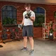 Image 3 for Гантеля металлическая Hop-Sport New 30кг с перчатками