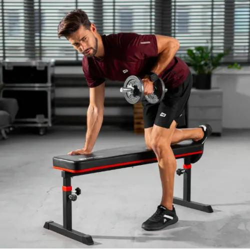Лавка тренувальна Hop-Sport HS-1025 Pro для жиму горизонтальна