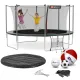 Image 14 for Батут Hop-Sport 14ft (427см) чорно-зелений з внутрішньою сіткою