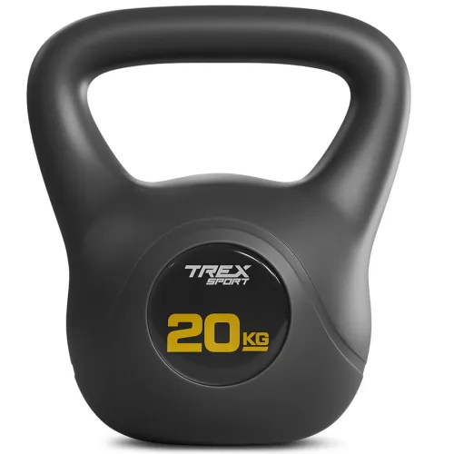 Гиря виниловая 20кг Trex Sport TX-020CKB черный