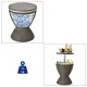 Image 3 for Стол-холодильник Costway Curver с регулируемой высотой 30L коричневый
