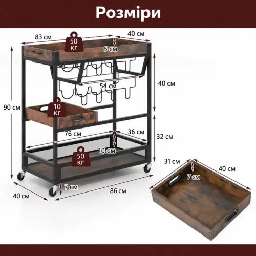 Продуманная система хранения - каждая бутылка и бокал на своем месте