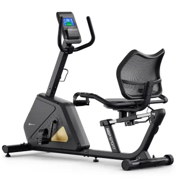 Горизонтальный велотренажер Hop-Sport HS-4500L Arkil черно-золотистый