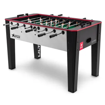 Настольный футбол Hop-Sport Ultra черно-белый