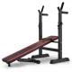 Image 4 for Набор Hop-Sport Premium 59кг со скамьей HS-1080 и штангой