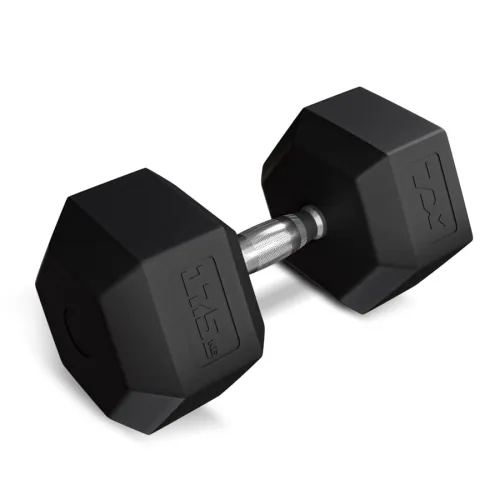 Гантеля шестигранна прогумована TX-175RD Trex Sport 17,5кг