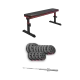 Image 2 for Набор Hop-Sport Premium 69кг со скамьей HS-1025 Pro и штангой