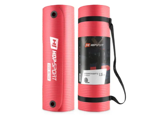 Мат для фітнесу Hop-Sport HS-N010GM 1,5см Red