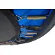 Image 3 for Батут Hop-Sport 8ft (244см) черно-синий с внешней сеткой