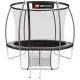 Image 4 for Батут Hop-Sport Premium 10ft (305см) черно-серый с внутренней сеткой