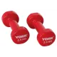Image 1 for Гантелі для фітнесу вінілові круглі York Fitness 2х2,5кг червоний