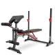 Image 5 for Набір Hop-Sport Premium 38кг з лавою HS-1095, штангою та гантелями
