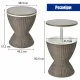 Image 8 for Стол-холодильник Costway Curver с регулируемой высотой 30L коричневый