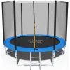 Батут Funfit 8ft (252см) синій з зовнішньою сіткою
