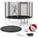 Image 3 for Батут Hop-Sport 10ft (305см) черно-синий с внешней сеткой (4 ноги)