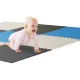 Image 7 for Мат-пазл Hop-Sport EVA 1см HS-A010PM - 9 частин чорний/білий/синій