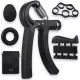 Image 1 for Набор эспандеров для кисти и пальцев Gymtek 5 в 1 с чехлом черный