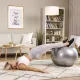 Image 8 for Фитбол массажный Hop-Sport 65см серебристый + насос