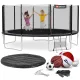 Image 14 for Батут Hop-Sport 16ft (488см) чорно-синій з зовнішньою сіткою