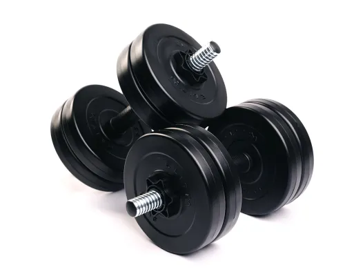 Преимущества комплекта гантелей Elitum 2х11кг: универсальность