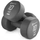 Image 1 for Гантели для фитнеса неопреновые круглые Hop-Sport HS-V100DR 2x10кг серый