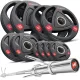 Image 1 for Набор олимпийский Hop-Sport PRO 55кг с грифом 165см