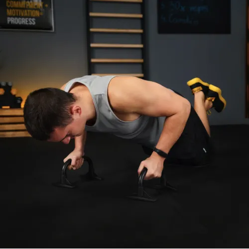 УПОРЫ ДЛЯ ОТЖИМАНИЙ - ГЛУБИННАЯ ПРОРАБОТКА МЫШЦ