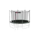 Image 6 for Батут Hop-Sport 10ft (305см) черно-зеленый с внутренней сеткой (4 ноги)