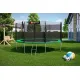Image 3 for Батут Hop-Sport 14ft (427см) зелений із зовнішньою сіткою
