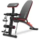 Image 6 for Набор Hop-Sport Strong 146кг со скамьей HS-1035 и стойками 1005L