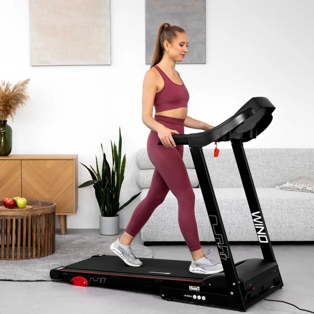 Беговая дорожка Hop-Sport HS-1000LB Wind красный заказать в