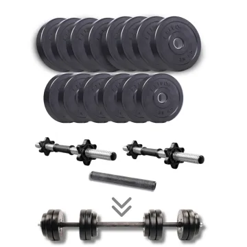 Набор гантели Elitum Titan 29кг с переходником