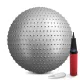 Image 1 for Фитбол массажный Hop-Sport 65см серебристый + насос