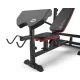 Image 7 for Набор Hop-Sport Premium 75кг со скамьей HS-1075 Pro, штангами и гантелями