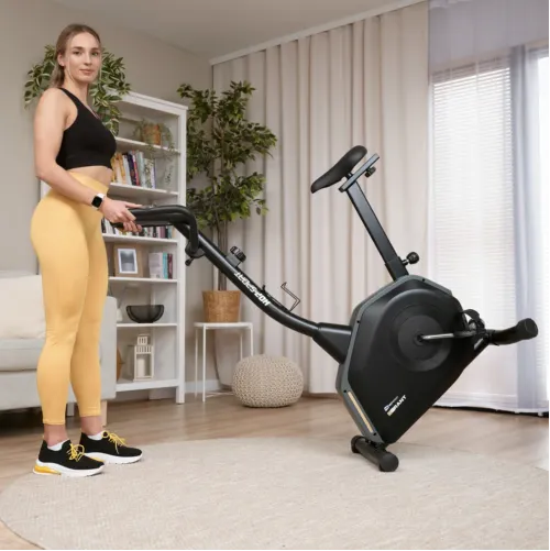 Велотренажер Hop-Sport HS-4000H Grant черно-золотистый купить в