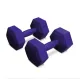 Image 2 for Гантели для фитнеса композитные Hop-Sport HS-C040DS 2х4кг фиолетовый