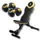 Image 1 for Набор Besport PowerPro гантели 2х18,5кг со скамьей WB-002