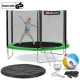 Image 2 for Батут Hop-Sport 10ft (305см) зелений з зовнішньою сіткою