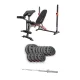 Image 1 for Набор Hop-Sport Premium 69кг со скамьей HS-1095 и штангой