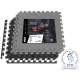 Image 2 for Мат-пазл Hop-Sport EVA 1см HS-A010PM - 6 частин чорно-сірий
