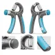 Image 3 for Еспандер регульований Hop-Sport 10-40кг HS-P040HG сіро-блакитний