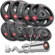 Image 1 for Набор олимпийский Hop-Sport PRO 50кг с W-образным грифом